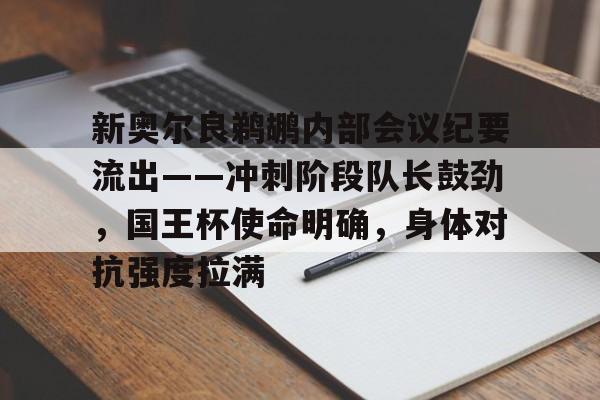 新奥尔良鹈鹕内部会议纪要流出——冲刺阶段队长鼓劲，国王杯使命明确，身体对抗强度拉满的简单介绍-ayx